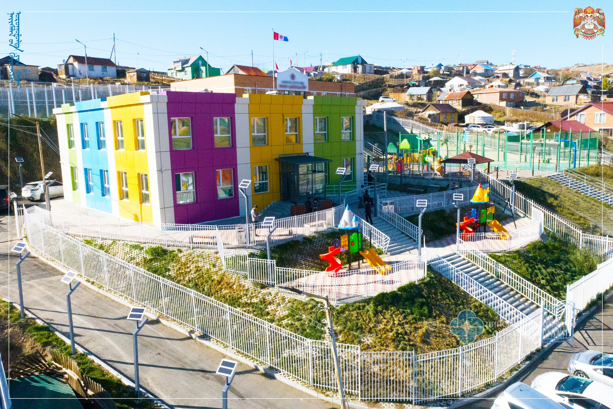 Баянгол дүүргийн 9 дүгээр хорооны “Өргөө” цэцэрлэгийн барилгын ажил дууслаа