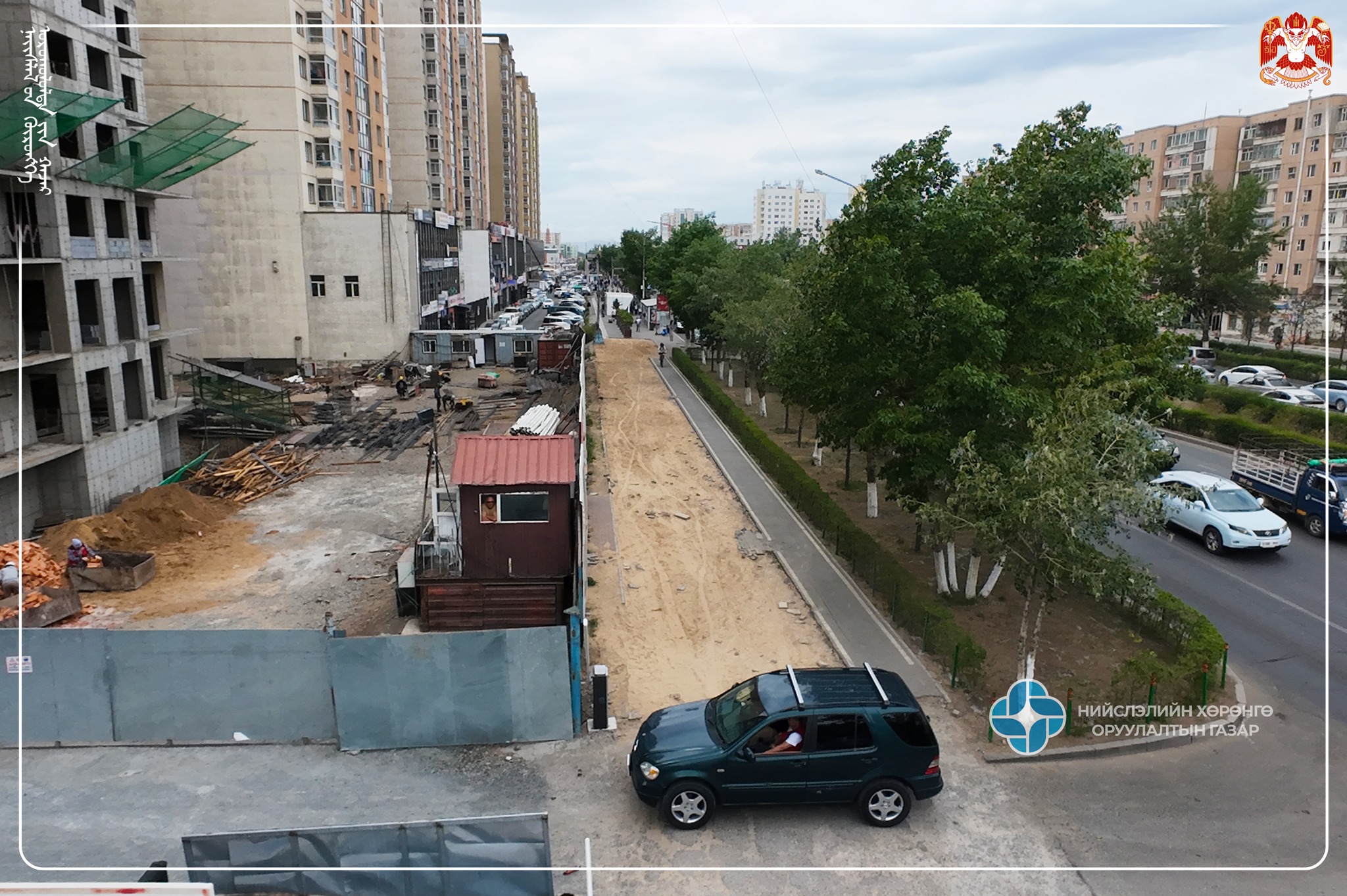 Геологийн төв лабораторийн уулзвараас Саппорогийн уулзвар хүртэлх явган замыг шинэчлэх  ажил үргэлжилж байна