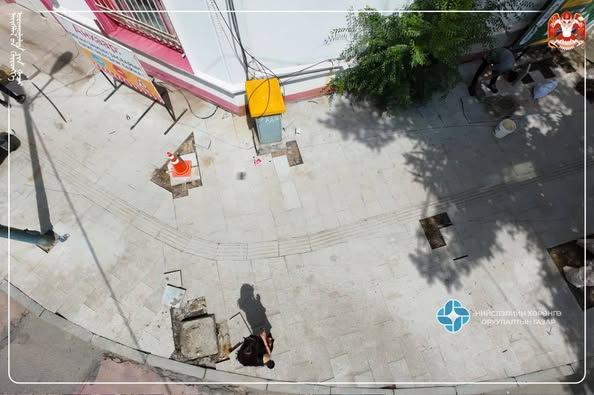 Сүхбаатарын талбай орчмын явган замыг шинэчлэх ажил үргэлжилж байна