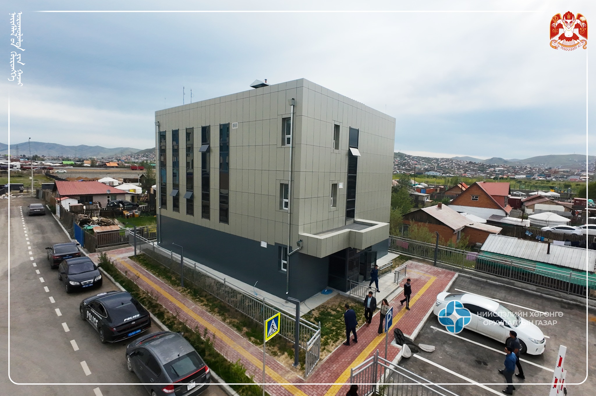 Сүхбаатар дүүргийн 13 дугаар хороонд байрлах Цагдаагийн камерын хяналтын төвийн барилга угсралтын ажил дууслаа